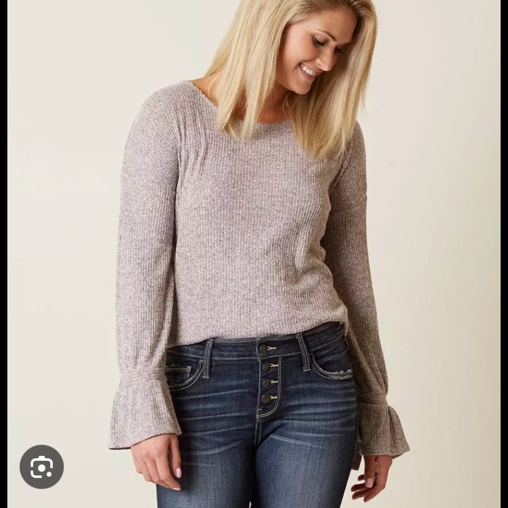 Lucky Brand Heathered Knit Sweater